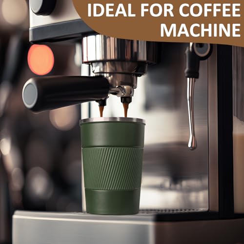 4 Pack Insulated Coffee Mug with Lid 17oz Travel Coffee Tumbler Stainless Steel Reusable Coffee Cups Thermal Coffee Mug for Hot and Iced Cold Drinks (4 Count)
