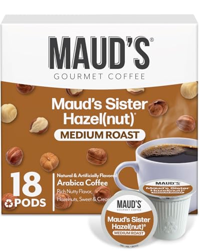 Sweet Hazelnut Flavored Coffee Pods (18 Count)