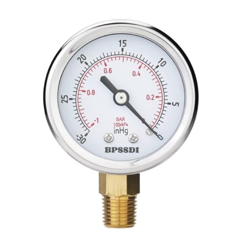 30inHg Vacuum Pressure Gauge