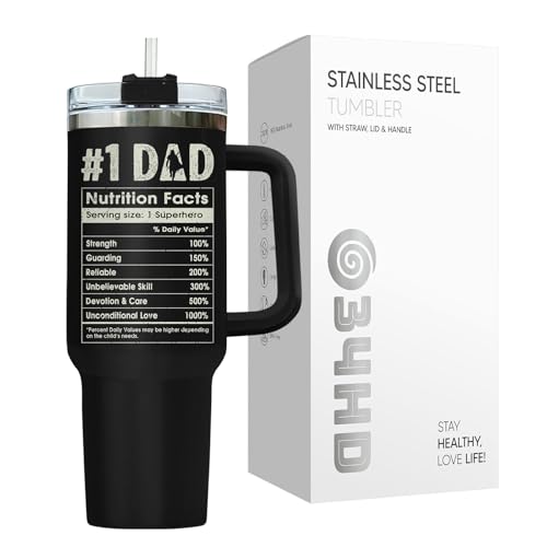 Dad Funny Space 40 oz Tumbler with Handle