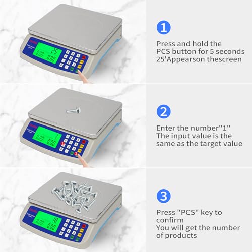 Large Digital Kitchen Scale 22LB Commercial Scale for Food Baking Bread Cooking Meat