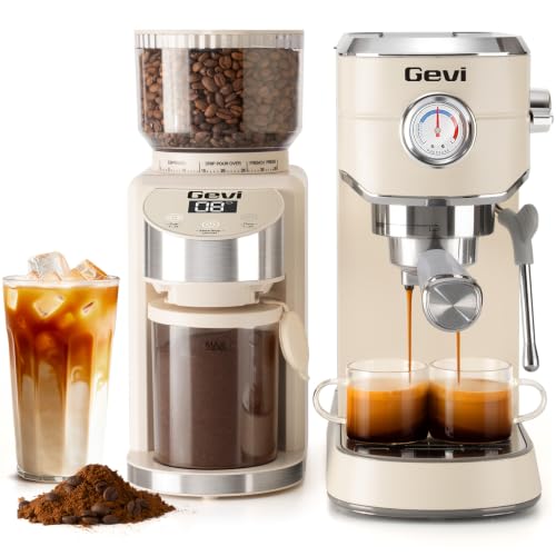 20 Bar Espresso Machine with Conical Burr Anti