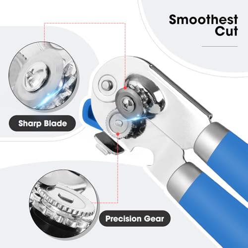 Heavy Duty Hand Can Opener Manual with Magnet