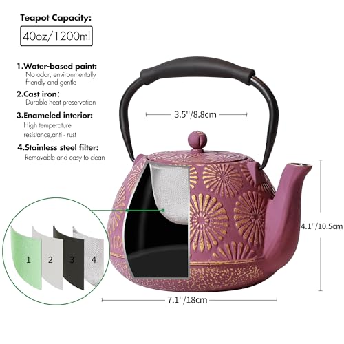 Cast Iron Teapot