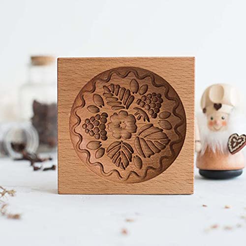 Wooden Cookie Biscuit Mold