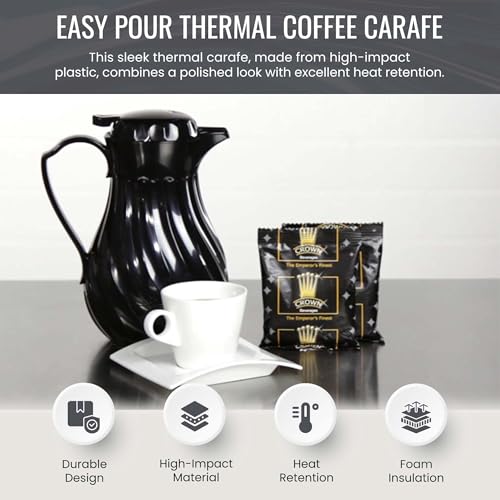 8 Inch Insulated Thermal Coffee Carafe
