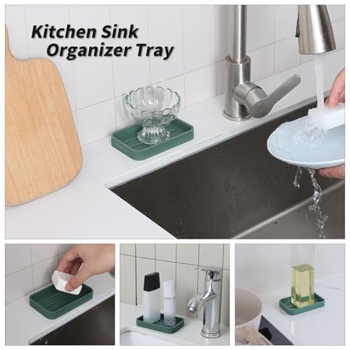 Silicone Kitchen Sink Organizer Tray for Multiple Usage