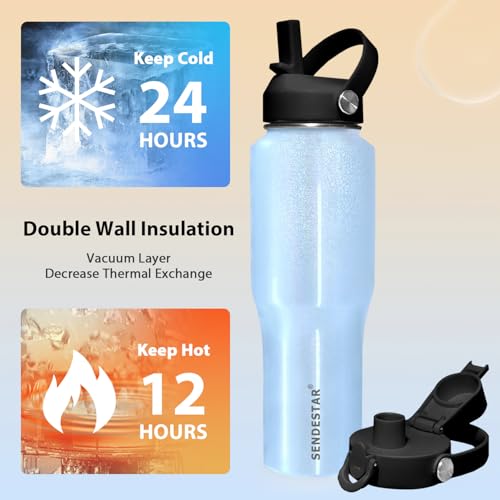 40oz Stainless Steel Water Bottle