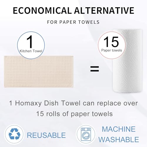 100% Cotton Terry Kitchen Towels (4 Count)