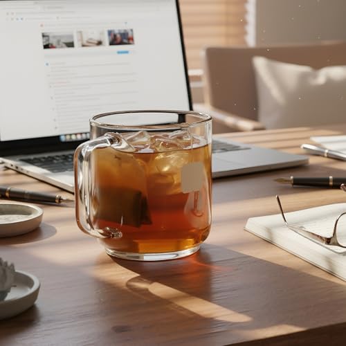 22oz Glass Mugs Set of 2 (44 Count)