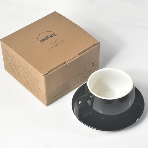 Porcelain Coffee Cup with Saucer 270ml (10.99 Count)