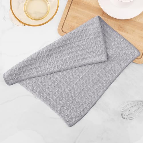 Microfiber Waffle Weave Kitchen Dish Cloths (12 Count)