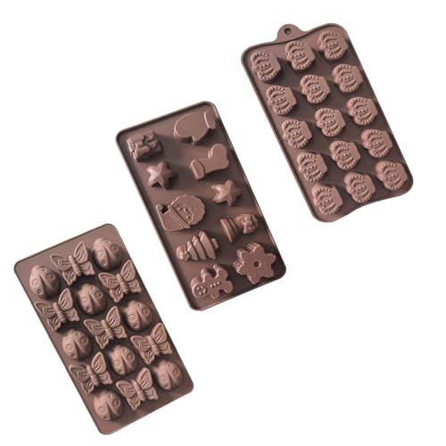 3 Packs Silicone Molds for Chocolate (3 Count)