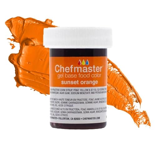 Sunset Orange Gel Food Coloring