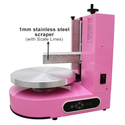 6 14" Cake Decorating Coating Machine Cream Spreading 110V