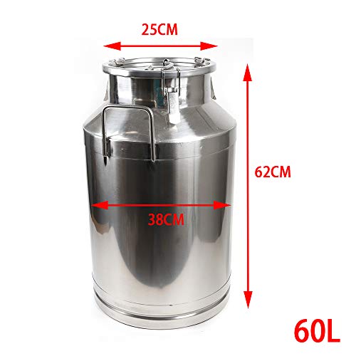 1 mm Thickened Stainless Steel Milk Can Large Liquid Container Storage