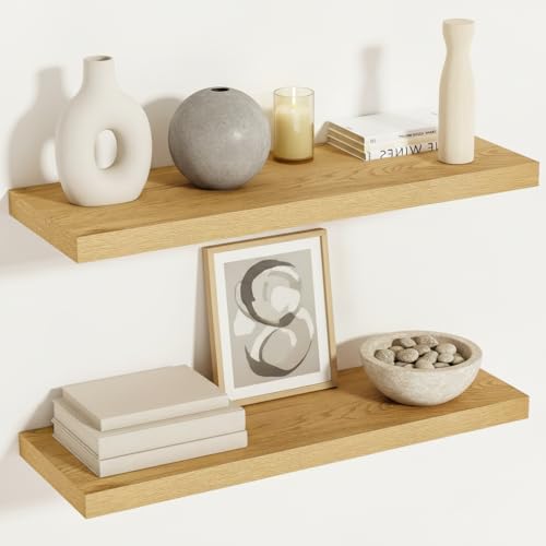 12 Inch Deep Floating Shelves (2 Count)