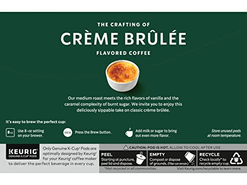 Crème Brulée Flavored Blonde Roast Single Cup Coffee for Keurig Brewers (20 Count)