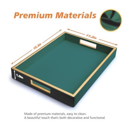 Leather Tray Desktop Storage Organizer