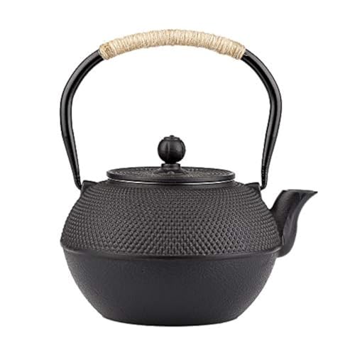Black Cast Iron Teapot