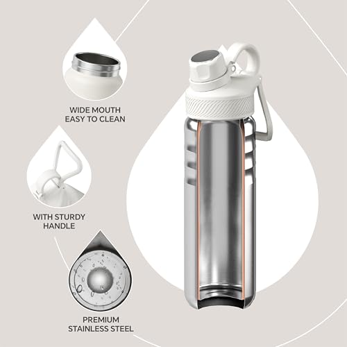 Insulated Stainless Steel Water Bottle with 2 Leak