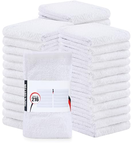 Bulk 216 pack Commercial Cotton Mop Towels (216 Count)