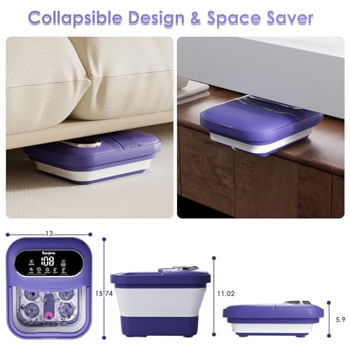 Collapsible Foot Spa Electric Rotary Massage with Heat