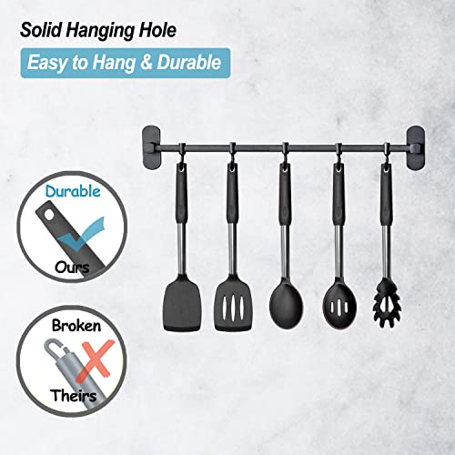 Silicone Spatula and Cooking Spoon (5 Count)