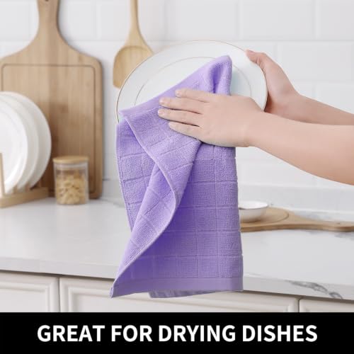 100% Cotton Terry Kitchen Dish Cloths (8 Count)