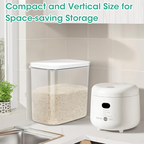 Large Rice Container 25 Lbs with Easy