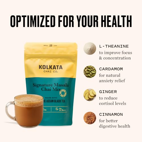 Kolkata Chai Signature Masala Chai Mix 2 (8.46 Ounce)