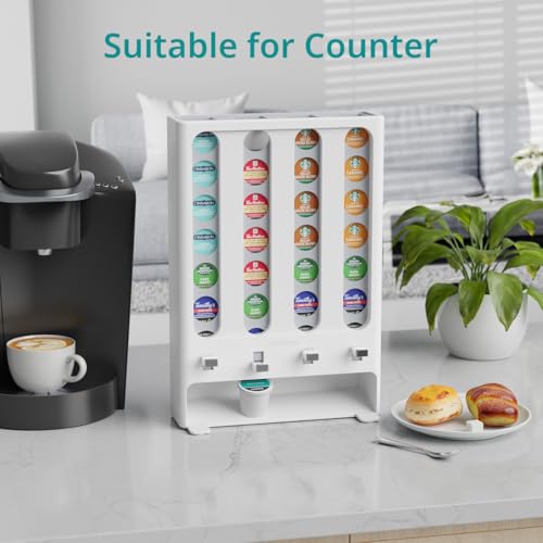K Cup Holder Creative Coffee Pods Storage Stand Vending (28 Count)
