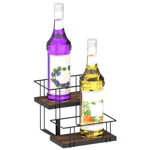 Coffee Syrup Rack Organizer