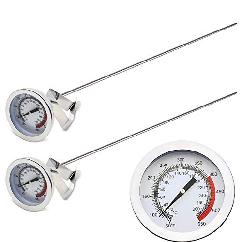 15“ turkey fryer thermometer with pot clip (2 Count)