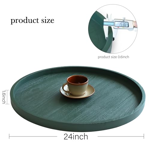 Round Ottoman Table Tray Round