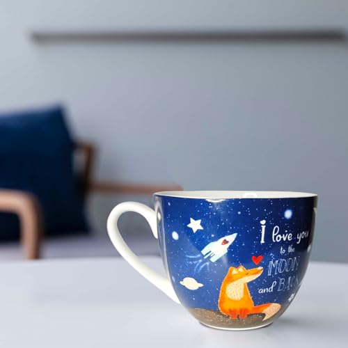 I Love You to the Moon and Back Mug