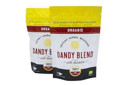 Two 50 Cup Bags of Organic Dandy Blend Instant Herbal Beverage with Dandelion (7 Ounce)