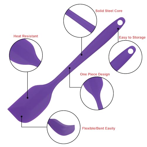Silicone Spatulas Set (6 Count)
