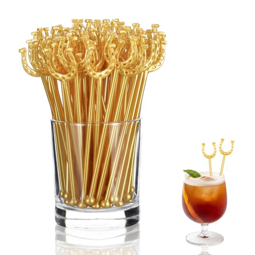 Horseshoe Drink Stirrers 6 Inch Plastic (120 Count)