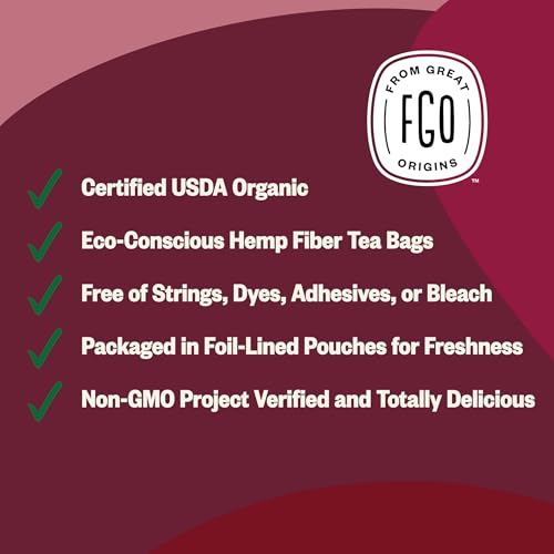 Organic Hibiscus Tea (100 Count)