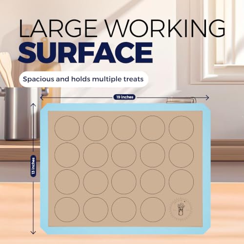 Macaron Baking Mat Silicone Non Stick (3 Count)