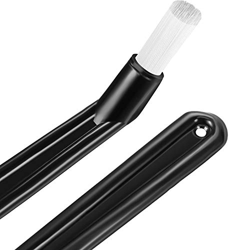 Coffee Machine Brush Cleaner 4 Pieces Coffee Machine Brush with Spoon and 1 Piece 58 mm Stainless Steel Back Flush Insert Metal Blind Filter