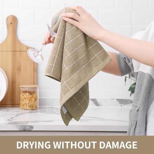 100% Cotton Terry Kitchen Towels (12 Count)