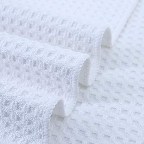 380 GSM Microfiber Waffle Kitchen Dish Cloth (8 Count)