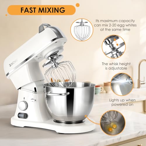 8.4QT Commercial Stand Mixer 800W with Aluminum Die Casting Meets the Standard of NSF