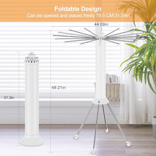 4 Legged Clothes Drying Rack Foldable