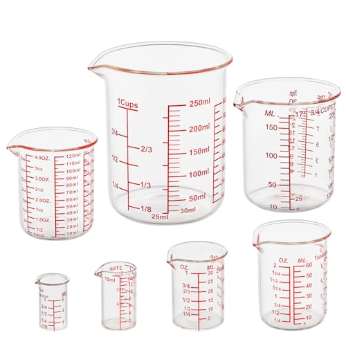 Glass Measuring Cup Set