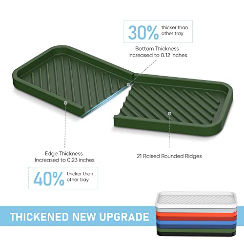 Kitchen Silicone Sink Organizer Tray (2 Count)