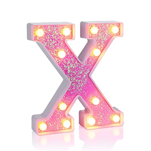 Pink Light up Letters (4.2329 Ounce)