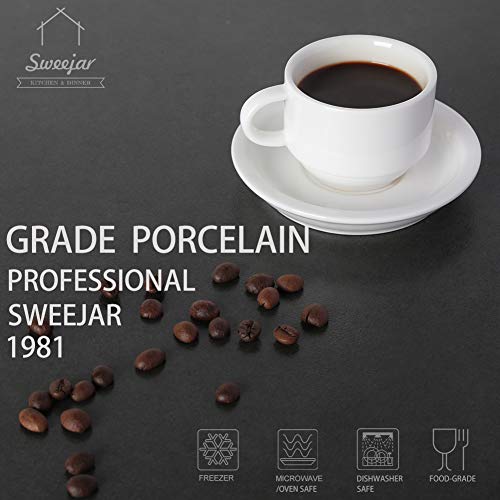 Sweejar Porcelain Espresso Cup & Saucer Set